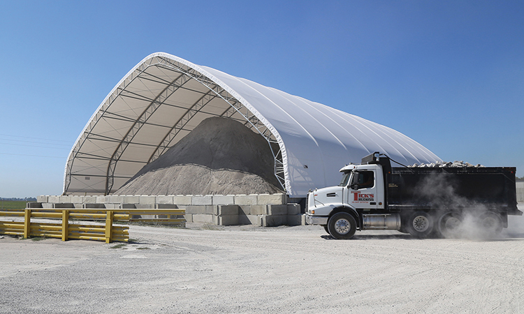 Latest Projects - Sand and Salt Storage Building